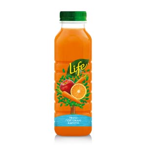 Life Μήλο, Πορτοκάλι & Καρότο 400ml