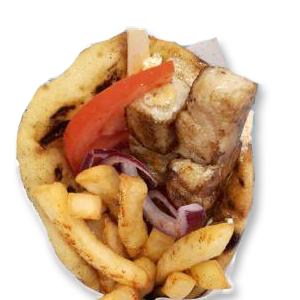Σουβλάκι Χοιρινό Σάντουιτς